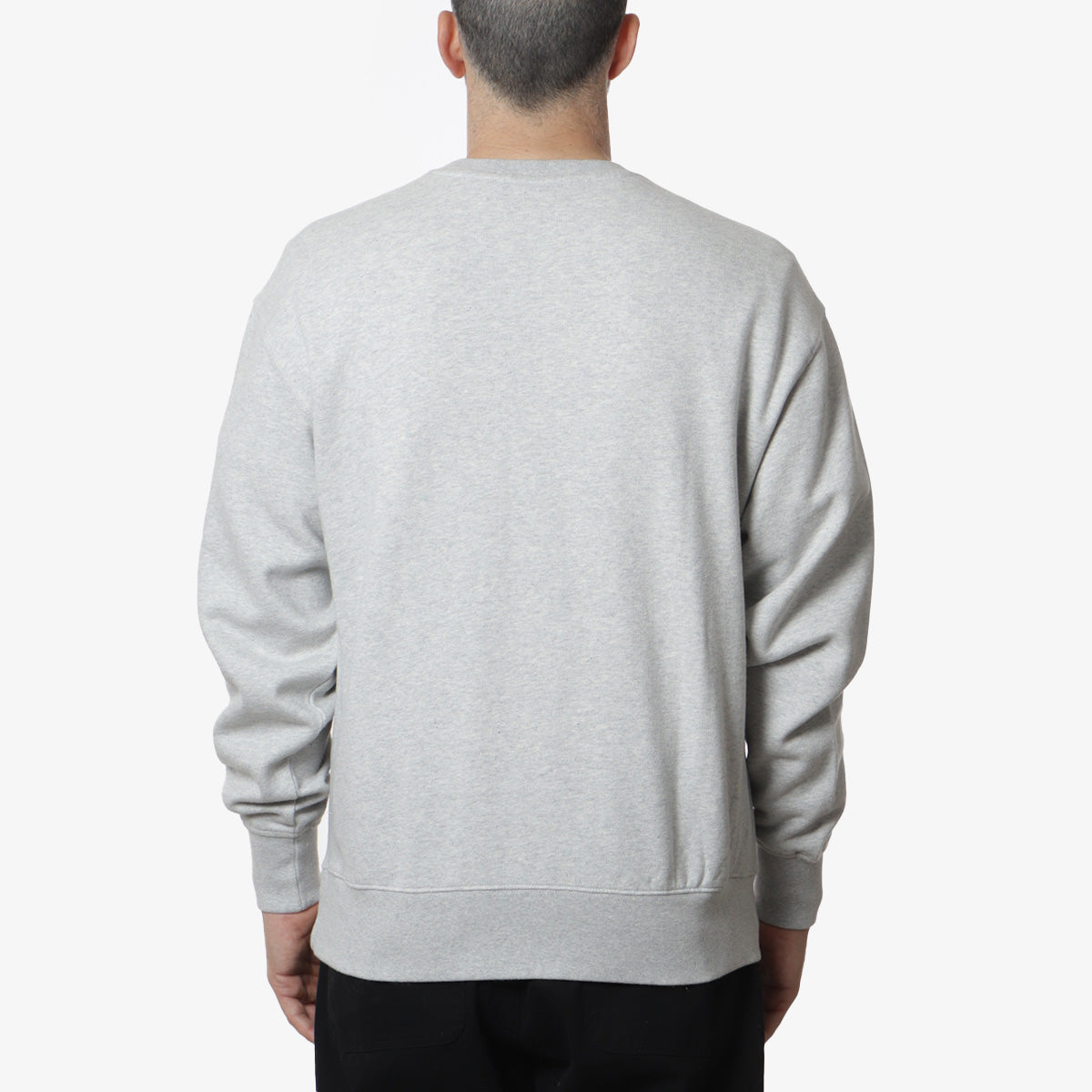 Levi's Authentic Crewneck Sweatshirt, Light Grey, Detail Shot 3