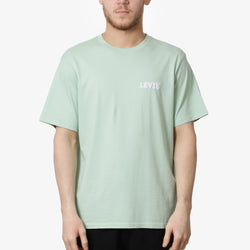 thumbnail Levis Relaxed Fit T-Shirt, Headline Aqua Foam, Detail Shot 1