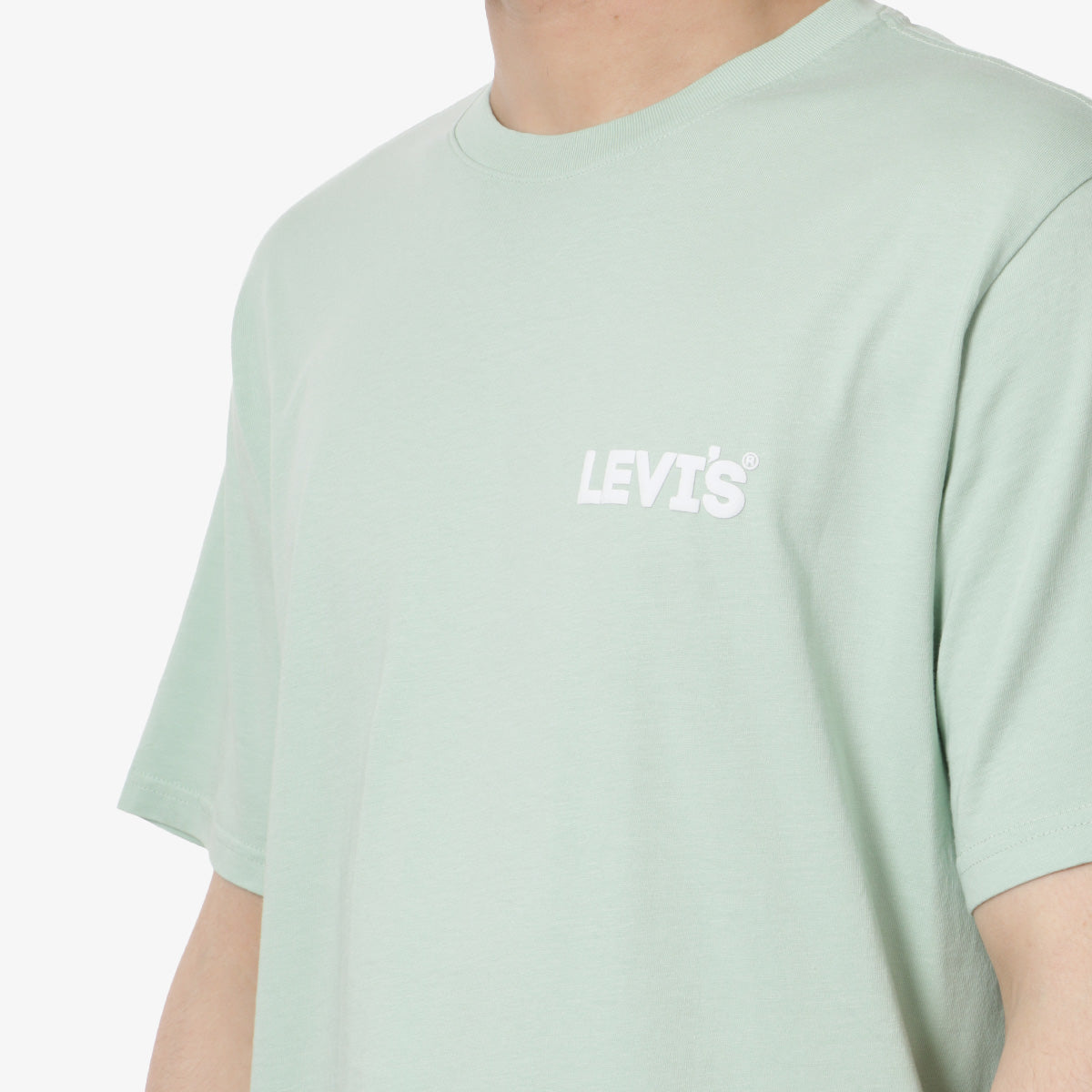 main Levis Relaxed Fit T-Shirt, Headline Aqua Foam, Detail Shot 2