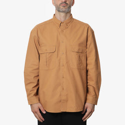 thumbnail Levi's Skateboarding Woven Long Sleeve Shirt, Brown Sugar, Detail Shot 1