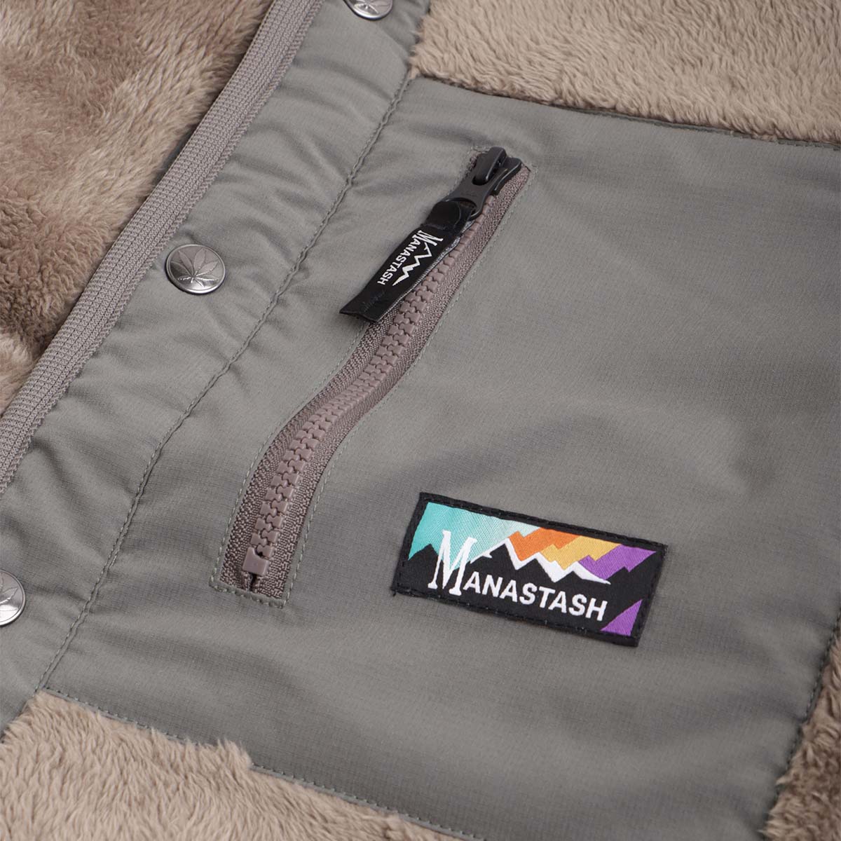 main Manastash Bigfoot Jacket '23, Grey, Detail Shot 2