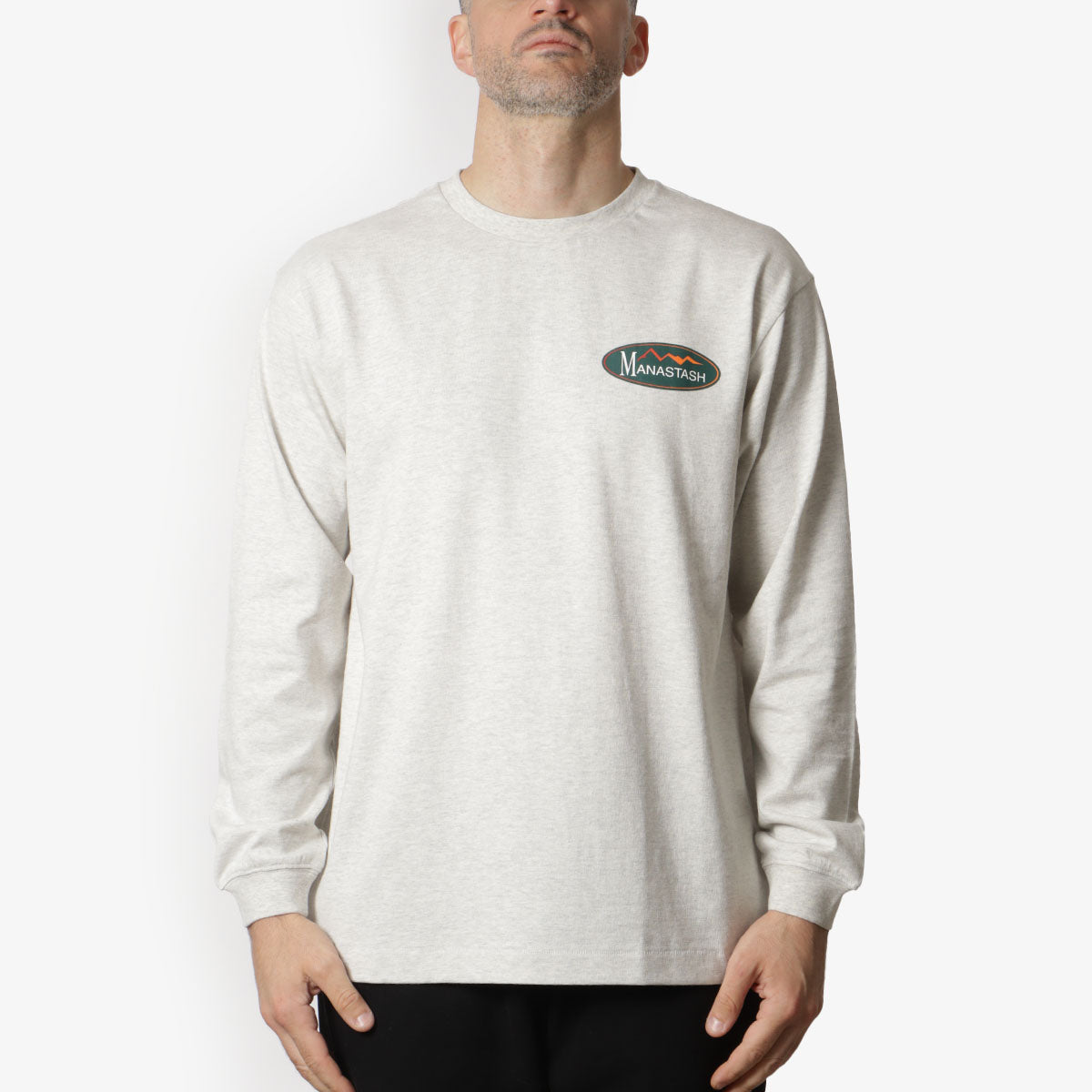 Manastash Hemp Long Sleeve Original Logo T-Shirt