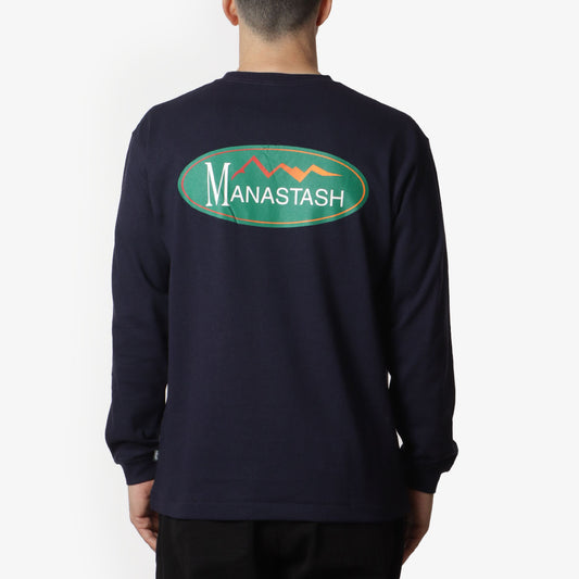 Manastash Hemp Long Sleeve Original Logo T-Shirt