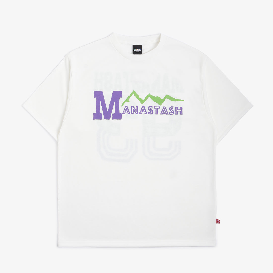 main Manastash Re:Poly T-Shirt 93, White, Detail Shot 5