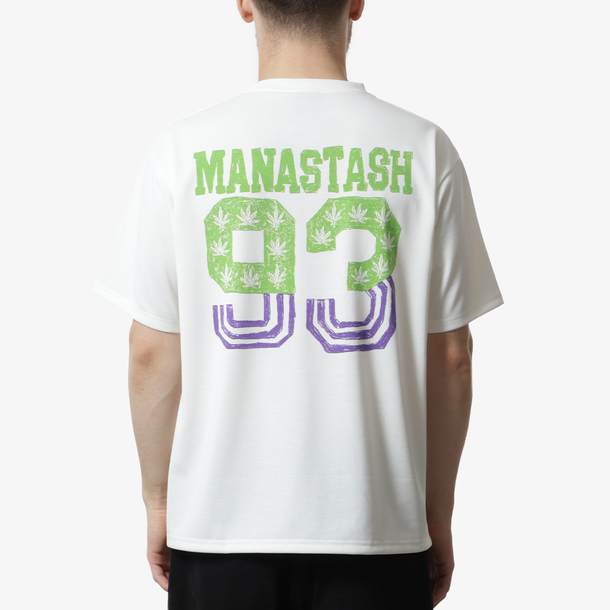 main Manastash Re:Poly T-Shirt 93, White, Detail Shot 3