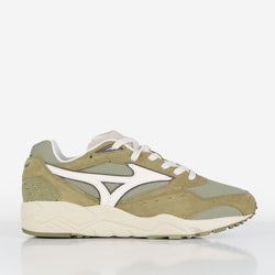 thumbnail Mizuno Contender Premium Shoes, Olive Drab Smoke Green Cloud Cream, Detail Shot 1