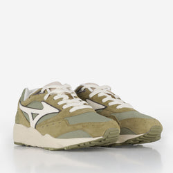 thumbnail Mizuno Contender Premium Shoes, Olive Drab Smoke Green Cloud Cream, Detail Shot 2