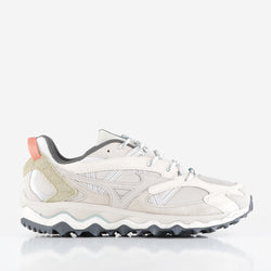 thumbnail Mizuno Wave Mujin TL 'Nomad Pack' Shoes, Silver Cloud White Sand Cedar, Detail Shot 1