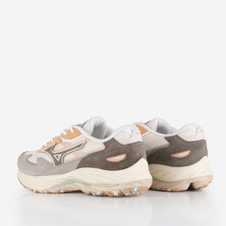 thumbnail Mizuno Wave Rider β Shoes, Vintage Khaki Major Brown Mother of Pearl, Detail Shot 3