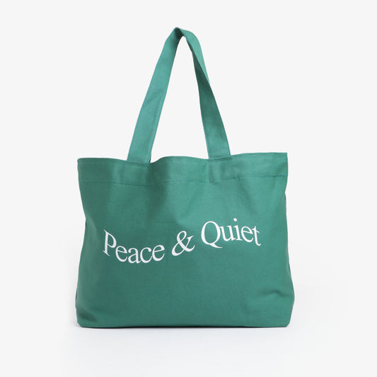 Museum of Peace and Quiet Wordmark Dyed Tote Bag