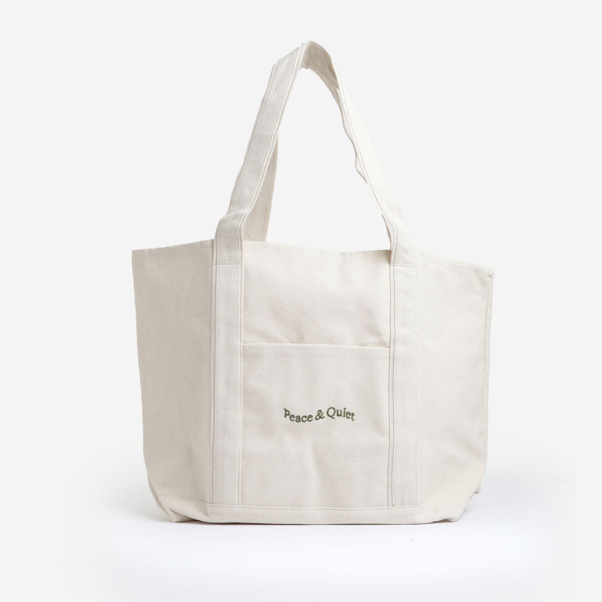 main Museum of Peace and Quiet Wordmark Boat Tote Bag