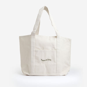 Museum of Peace and Quiet Wordmark Boat Tote Bag