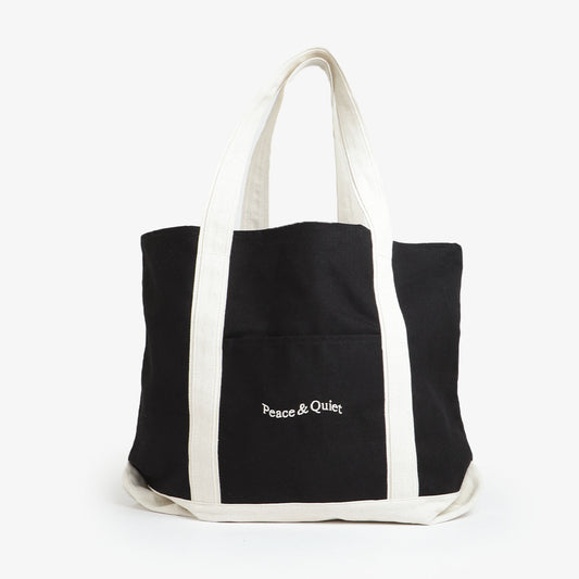 Museum of Peace and Quiet Wordmark Boat Tote Bag