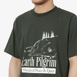 thumbnail Museum of Peace and Quiet Earth Pilgrim T-Shirt, Forest, Detail Shot 2