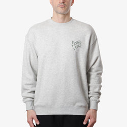 thumbnail Museum of Peace and Quiet Warped Crewneck Sweatshirt, Heather Grey, Detail Shot 2