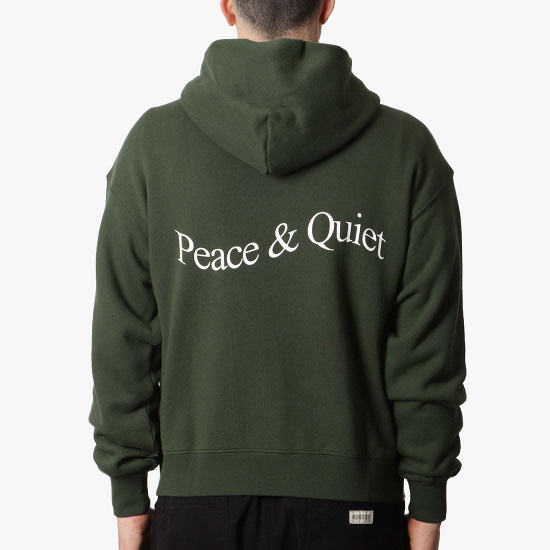 main Museum of Peace and Quiet Wordmark Zip Up Hoodie