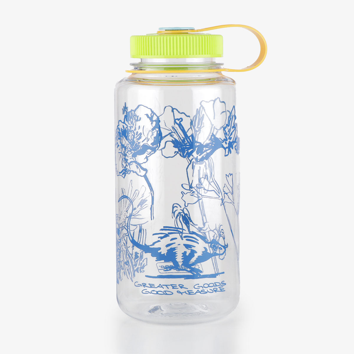 main Greater Goods x Good Measure 'Garden' 1L Nalgene Bottle, Clear, Detail Shot 4