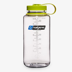 thumbnail Nalgene Wide Mouth 1 Litre Tritan Sustain Water Bottle, Clear, Detail Shot 1