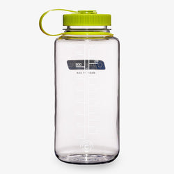 thumbnail Nalgene Wide Mouth 1 Litre Tritan Sustain Water Bottle, Clear, Detail Shot 2