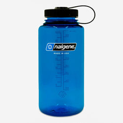 thumbnail Nalgene Wide Mouth 1 Litre Tritan Sustain Water Bottle, Slate Blue, Detail Shot 1