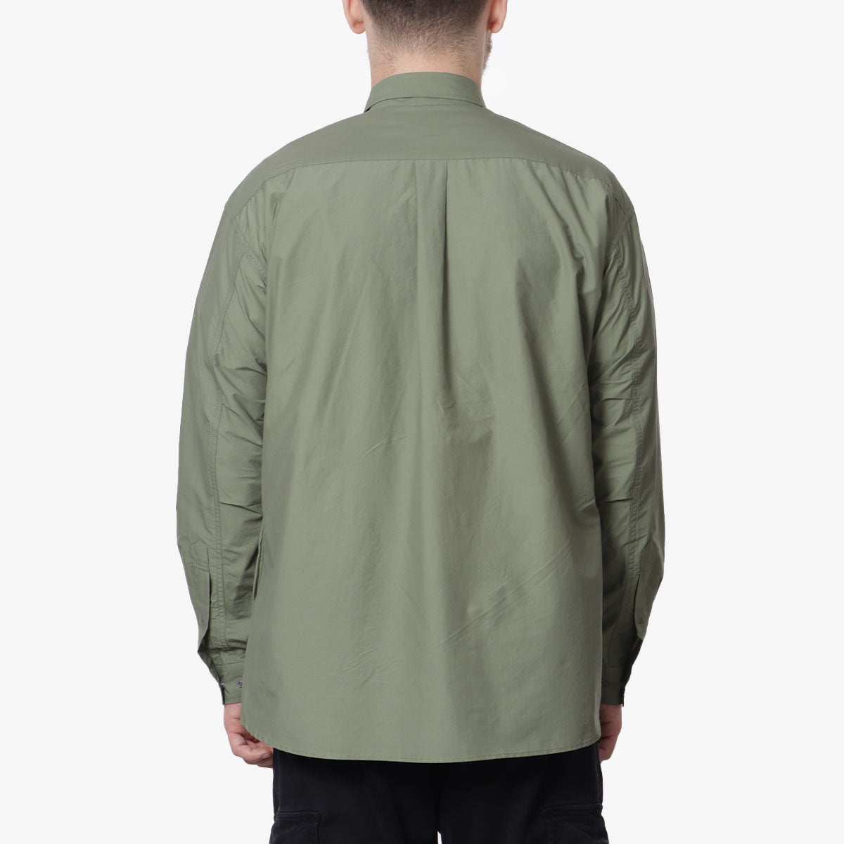 main Nanga C/N Ripstop Camp Shirt, Olive, Detail Shot 3