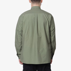 thumbnail Nanga C/N Ripstop Camp Shirt, Olive, Detail Shot 3