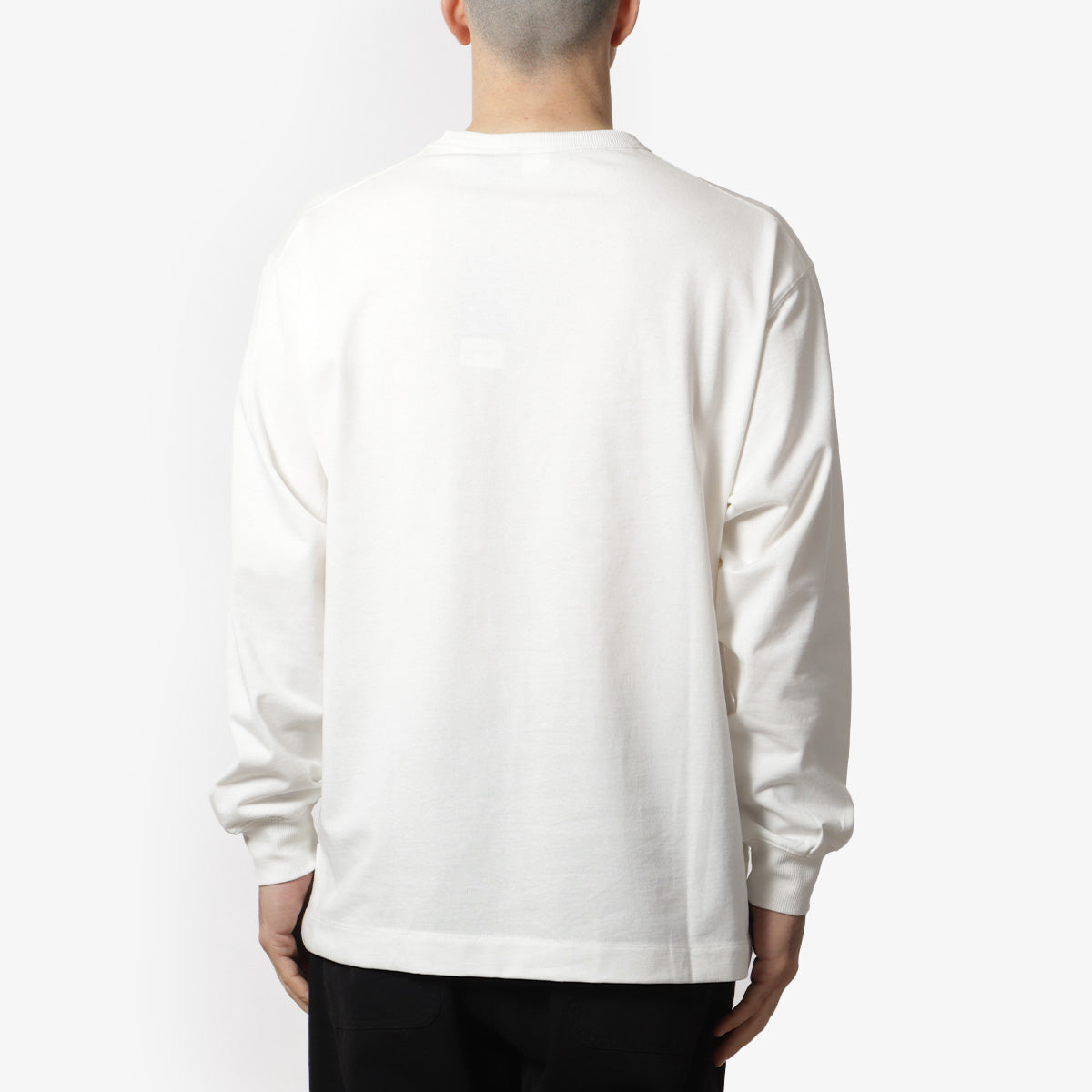 Nanga Eco Hybrid Box Logo Embroidery Long Sleeve T-Shirt