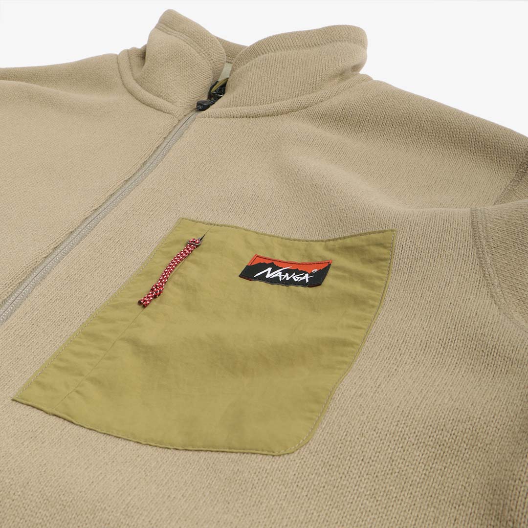 Nanga Polartec Fleece Zip Blouson - Khaki – Urban Industry