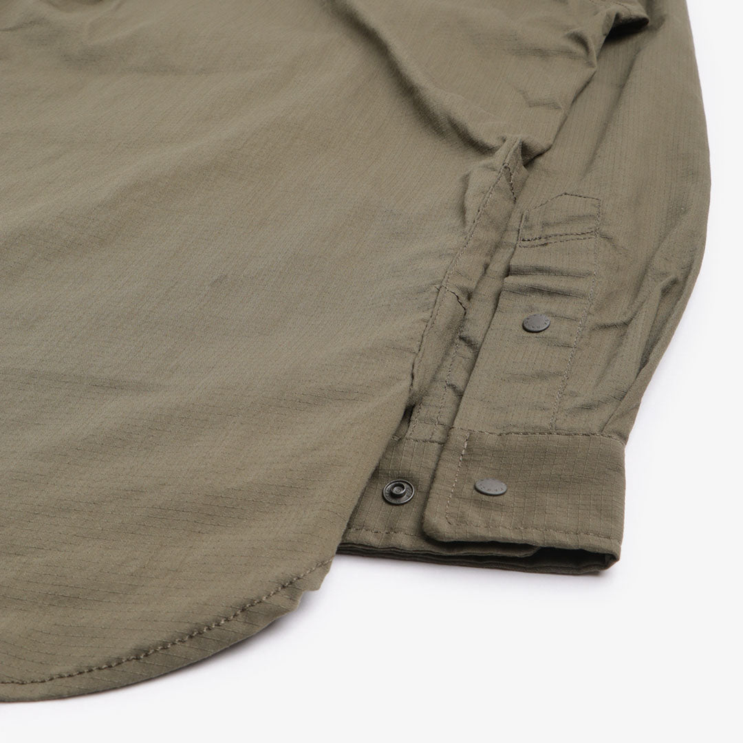 Nanga Hinoc Ripstop Camp Shirt - Army Green – Urban Industry