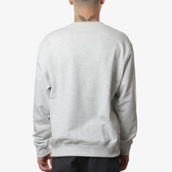 thumbnail New Balance Athletics French Terry Crew Sweatshirt, Ash Heather, Detail Shot 3