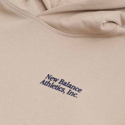 thumbnail New Balance Athletics Embroidered Relaxed Hoodie, Stoneware, Detail Shot 8