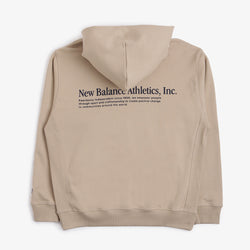 thumbnail New Balance Athletics Embroidered Relaxed Hoodie, Stoneware, Detail Shot 9