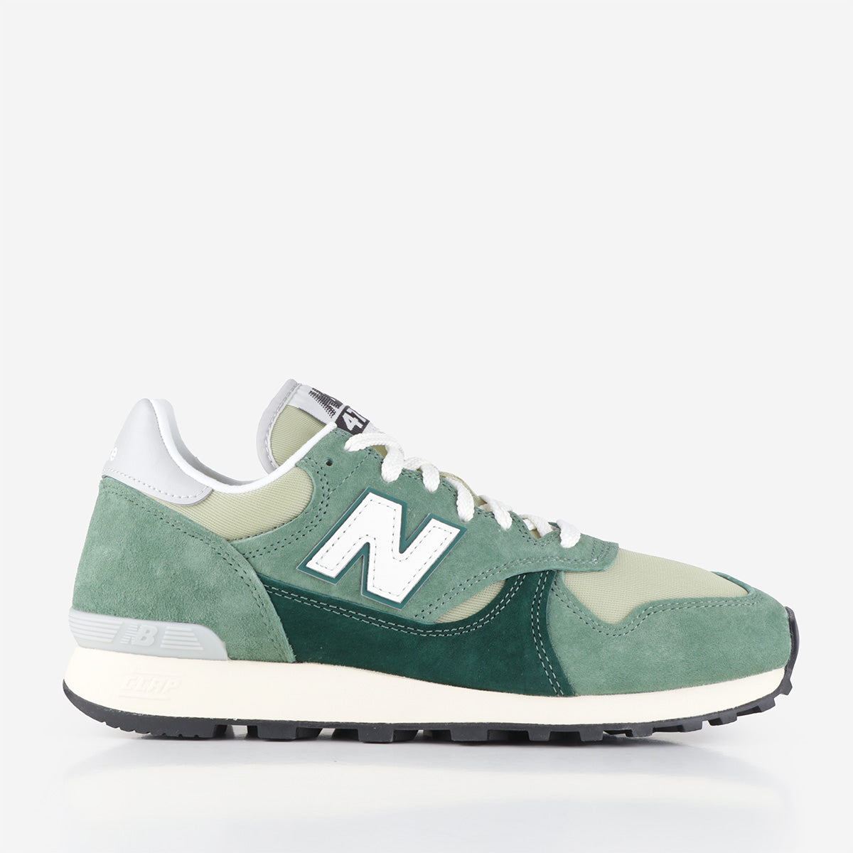 New Balance M475VTF Shoes, Everglade Green Mallard Green Marsh Green, Detail Shot 1