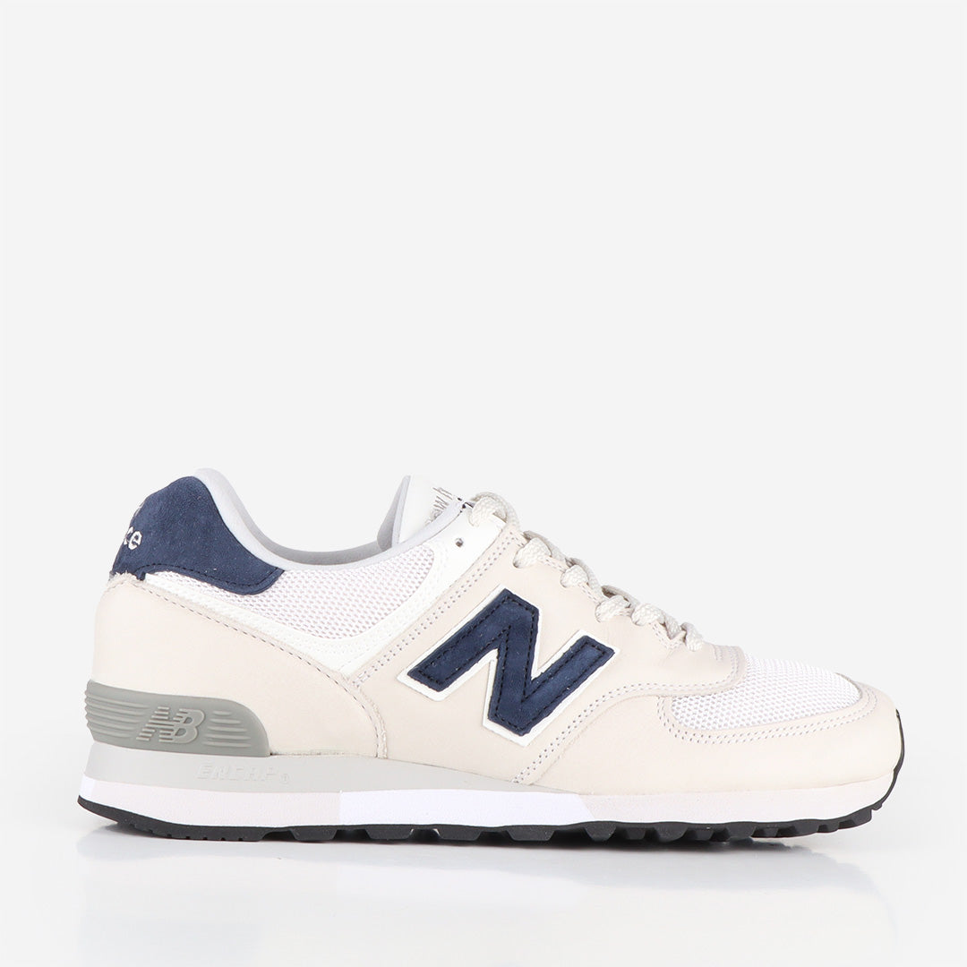 main New Balance OU576LWG Shoes, Off White Mood Indigo White, Detail Shot 1