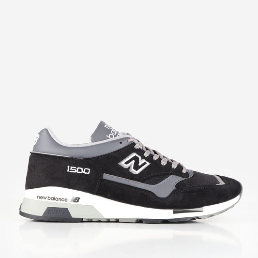 New Balance U1500PBK Shoes, Black Smoked Pearl Silver, Detail Shot 1