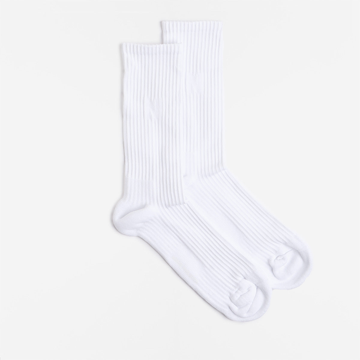 main Norse Projects Bjarki N Logo Socks 2 Pack, White, Detail Shot 3