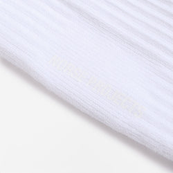 thumbnail Norse Projects Bjarki N Logo Socks 2 Pack, White, Detail Shot 5