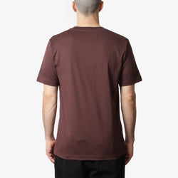 thumbnail Norse Projects Johannes Logo T-Shirt, Wine Red, Detail Shot 2