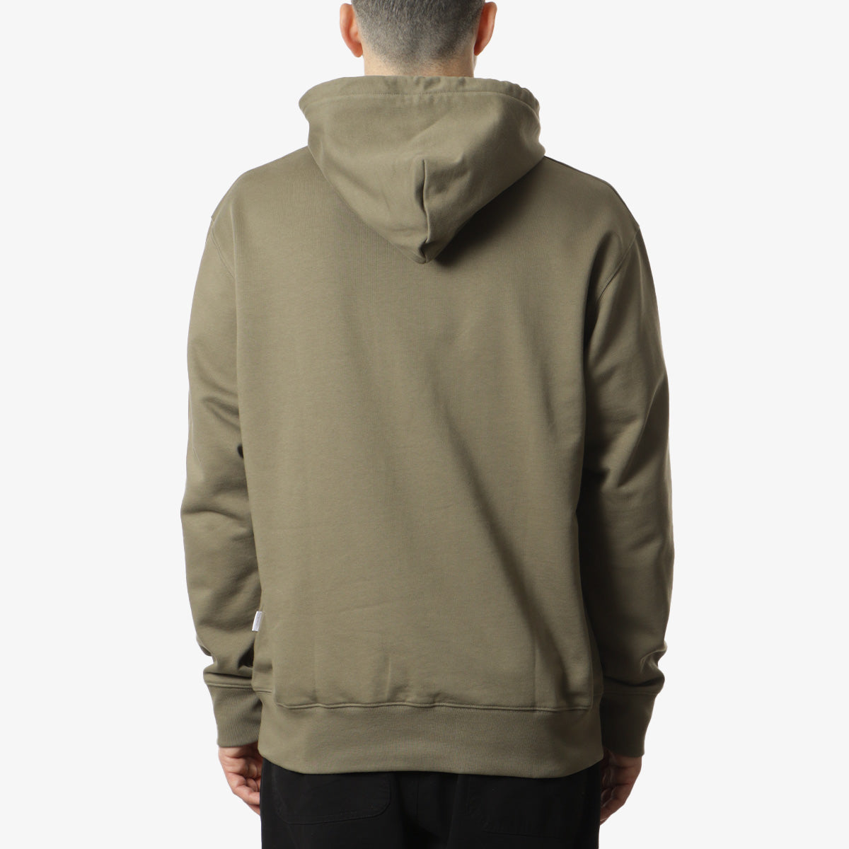 Norse Projects Norse Standard Hoodie, Sediment Green, Detail Shot 4