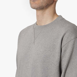 thumbnail Norse Projects Norse Standard Sweatshirt, Grey Melange, Detail Shot 2