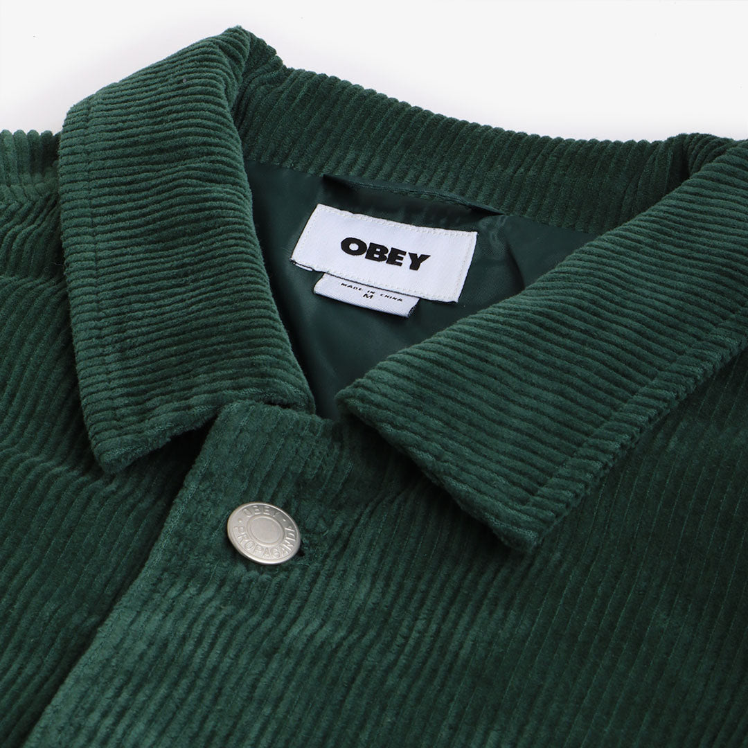 OBEY Benny Cord Shirt Jacket - Dark Cedar – Urban Industry