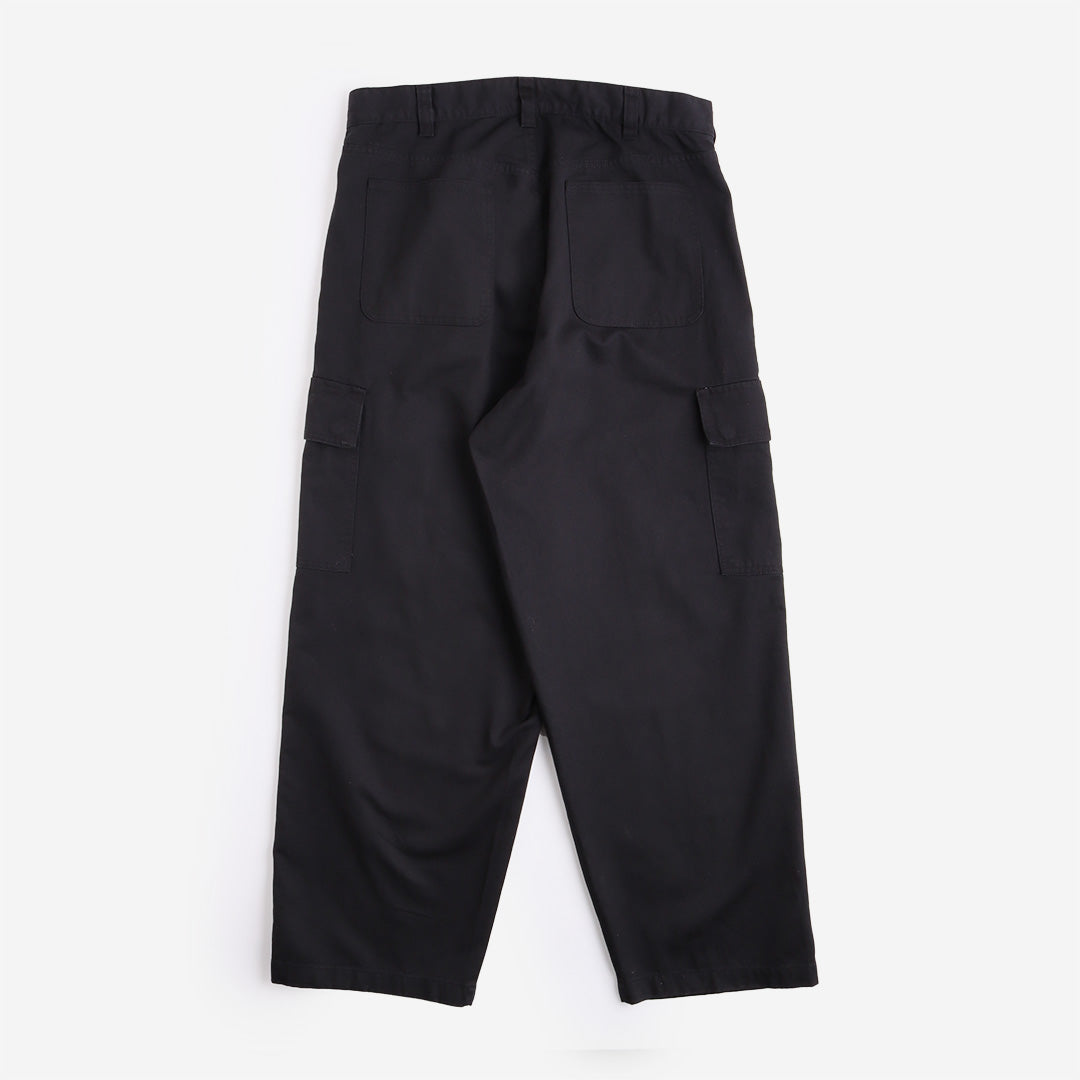 main OBEY Bigwig Baggy Twill Cargo Pant, Black, Detail Shot 3