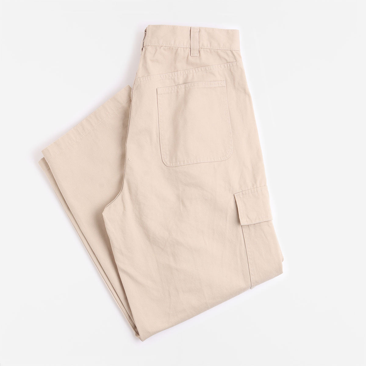 main OBEY Bigwig Baggy Twill Cargo Pant, Silver Grey, Detail Shot 1