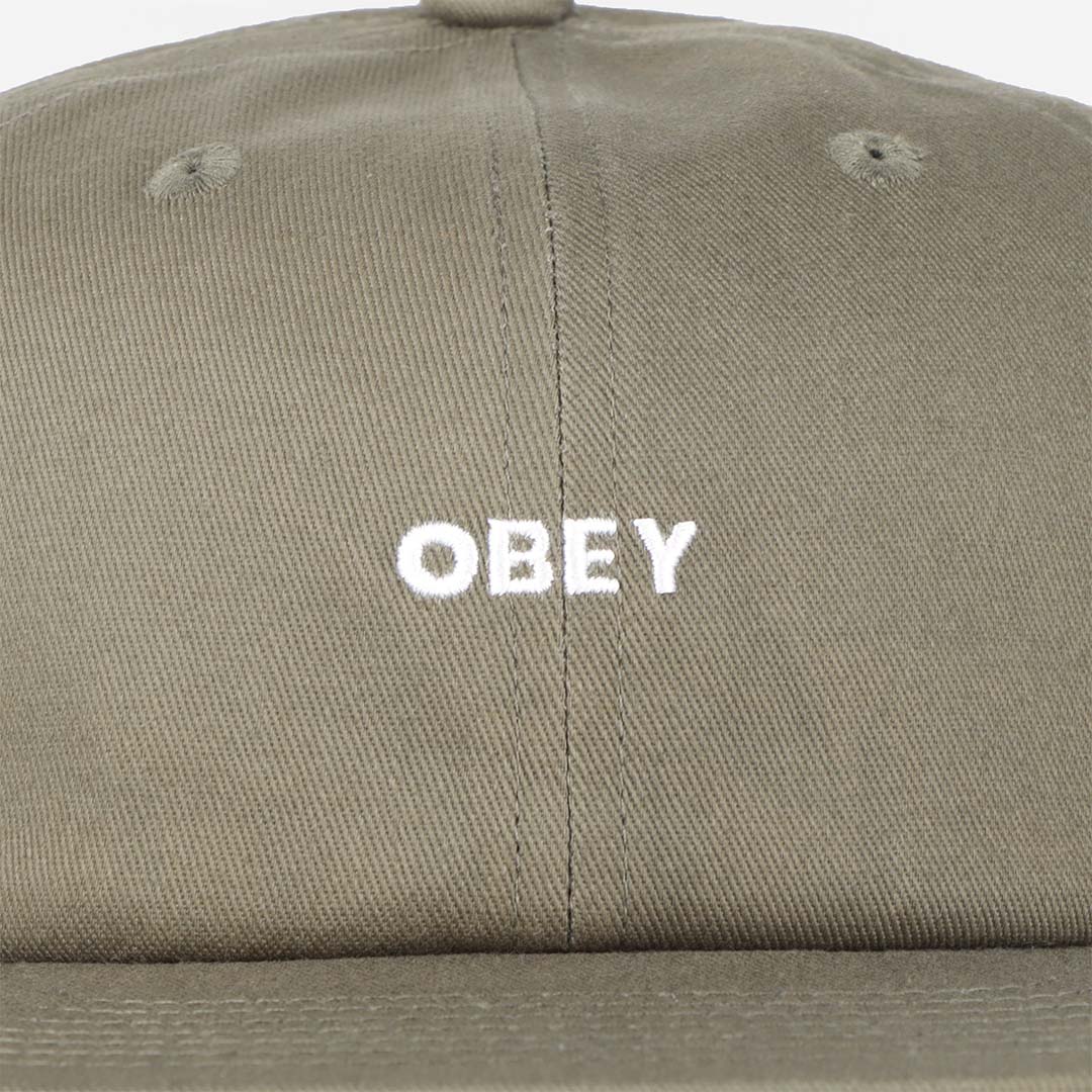 OBEY Bold Twill 6 Panel Strapback Cap