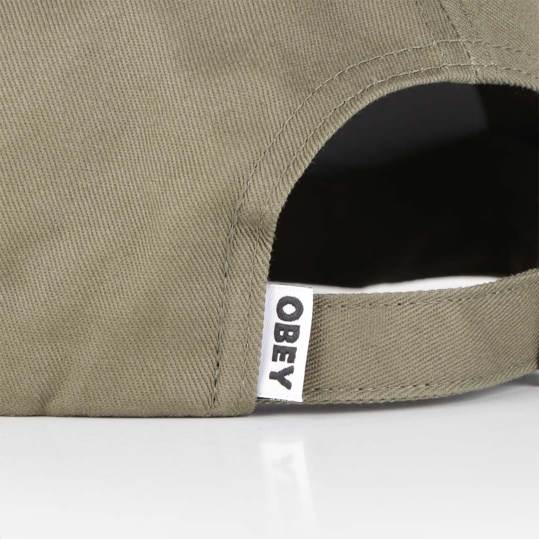 OBEY Bold Twill 6 Panel Strapback Cap