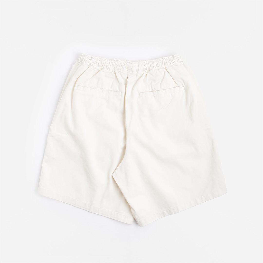 OBEY Easy Relaxed Twill Shorts, Unbleached, Detail Shot 4