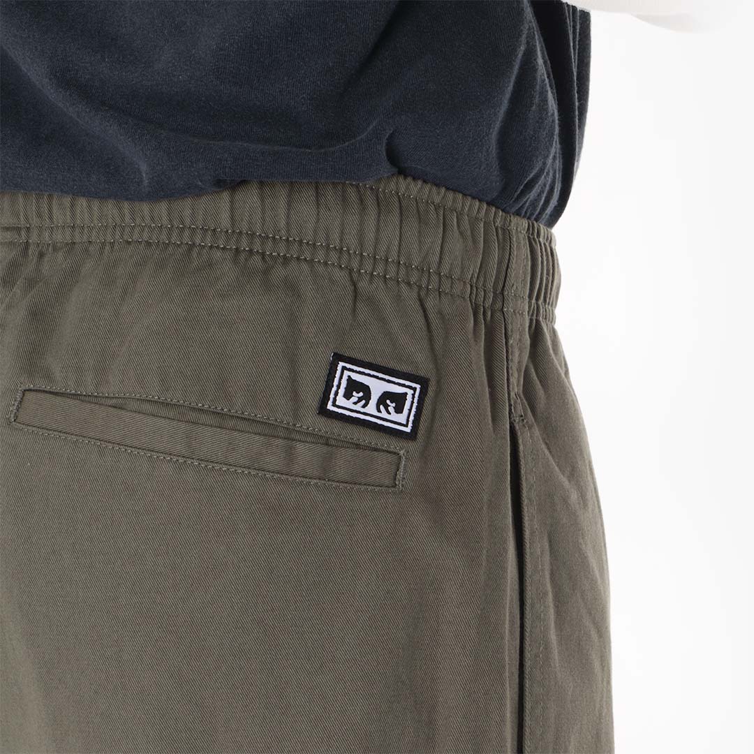 OBEY Easy Twill Pant, Tea Leaf, Detail Shot 4