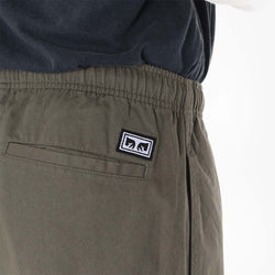 thumbnail OBEY Easy Twill Pant, Tea Leaf, Detail Shot 4