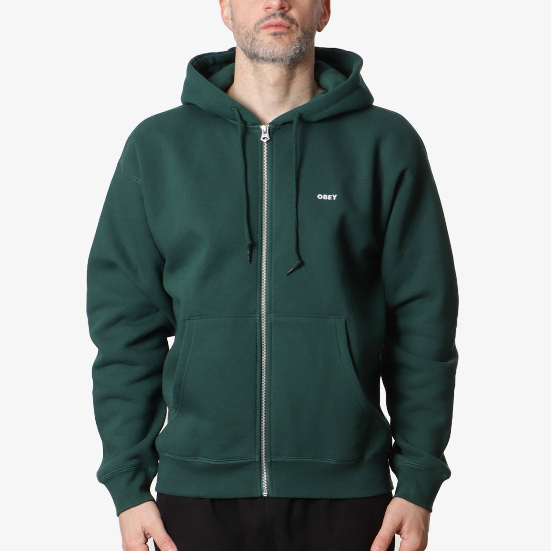 OBEY Established Works Bold Zip Hoodie II