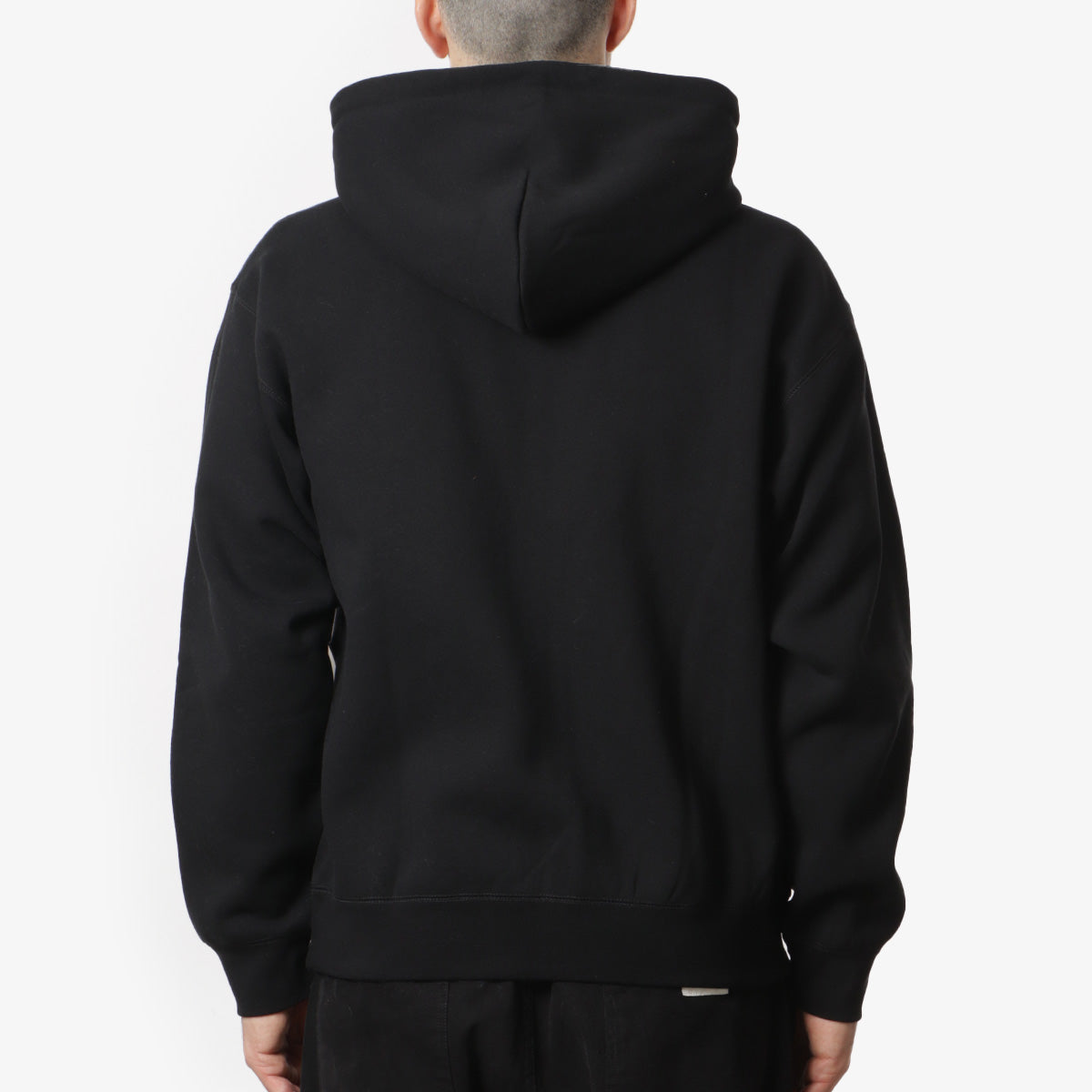 OBEY Established Works Bold Zip Hoodie II, Black, Detail Shot 3